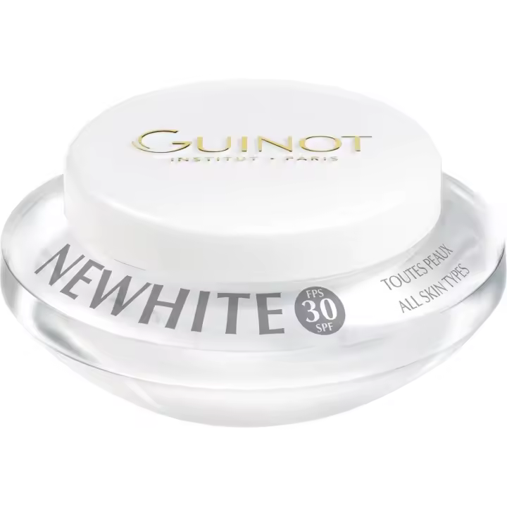 Guinot NEWHITE creme jour FPS 30 Protege de los rayos UV e ilumina la tez tacial 50 ml + 50 ml + MINITALLA DIFERENTE DE  REGALO - 1
