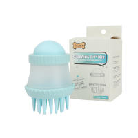 Cepillo De Baño Para Perros Y Gatos Con Dispensador De Shampoo Masajeador De Silicona Para Mascotas Herramienta De Limpieza Para Perra Cachorro Accesorios Para Perros - details 17