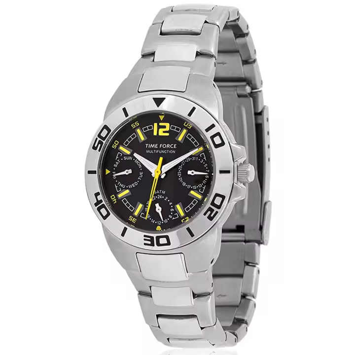 Time Force Tf3088b01m  Reloj Para Para Mujer Color Negro - 1