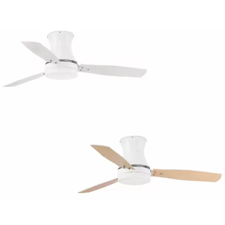 Ceiling Fan Tonsay White With Light And Remote - 1
