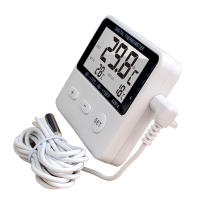 Termómetro De Alarma Digital Con Sensor Externo Para Interior Y Exterior Termómetro De Refrigerador LCD Mostrando Temperatura De -50℃ a 50℃ - details 2