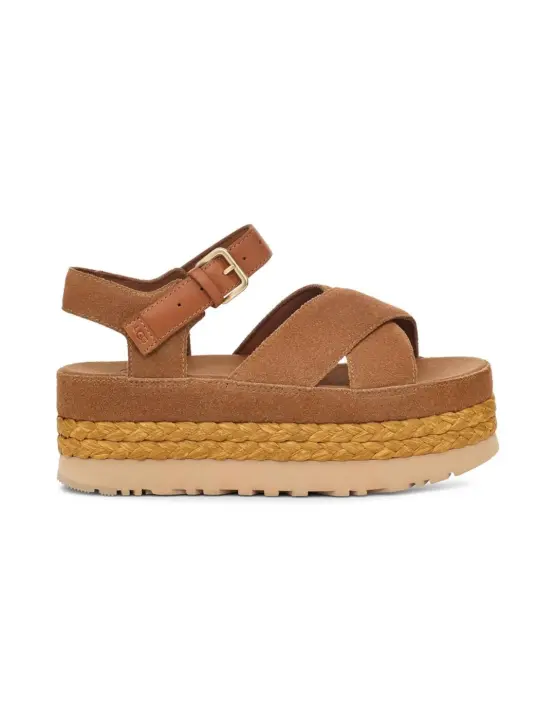 Sandalias UGG Aubrey Ankle Strap Mujer Marrón - 1