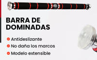 ManiBoom Barra Dominadas Puerta MULTIFUNCIONAL Sin Tornillos y PLEGABLE Carga 200kg - Pull Up Bar para Colgarse Ajuste PRECISO y Agarre Ergonomico- Barra Abdominales, Calistenia - details 10