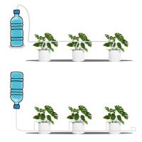 Kit De Riego Por Drip Para Jardín Con Tubo De 4/7mm Ajustable Y Válvula Reguladora 10/20/30M Sistemas De Riego Para Plantas - details 0