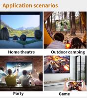 Proyector, proyector WiFi, proyector de películas portátil 1080P, compatible con teléfonos inteligentes/tabletas/portátiles/TV sticks/discos U - details 6
