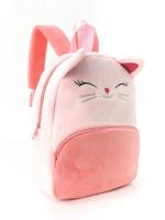 Mochila infantil de dibujos animados de animales multicolor, mochila de suministro para guardería, mochila de felpa, bolsa para niños - details 2