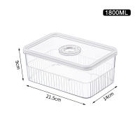 Organizador De Nevera Transparente Contenedores De Almacenamiento Para Alimentos Cestas De Frutas Y Verduras Organizador De Cocina - details 7