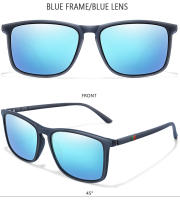 Gafas De Sol Polarizadas Vintage Cuadradas De Lujo Para Pesca Y Ciclismo Resistentes Al Viento Protección UV400 Para Hombres Y Mujeres Gafas De Viaje Y Conducción Moda - details 8