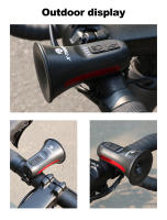 X-TIGER Bocina Eléctrica Para Bicicleta Con Luz Y Silbato Integrados Vida Útil De 6 Horas Adecuada Para Carretera Y Bicicletas De Montaña - details 12