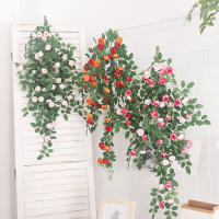 Rosa Artificial De Pared En Rotura Plantas Falsas De Vino Para Decoración De Hogar Boda Y Navidad Accesorios De Exhibición Al Aire Libre - details 4