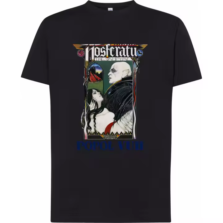 Camiseta Nosferatu  - | Algodón | Manga Corta y Manga Larga - Tejido tubular, sin costuras laterales. - Punto liso - 1