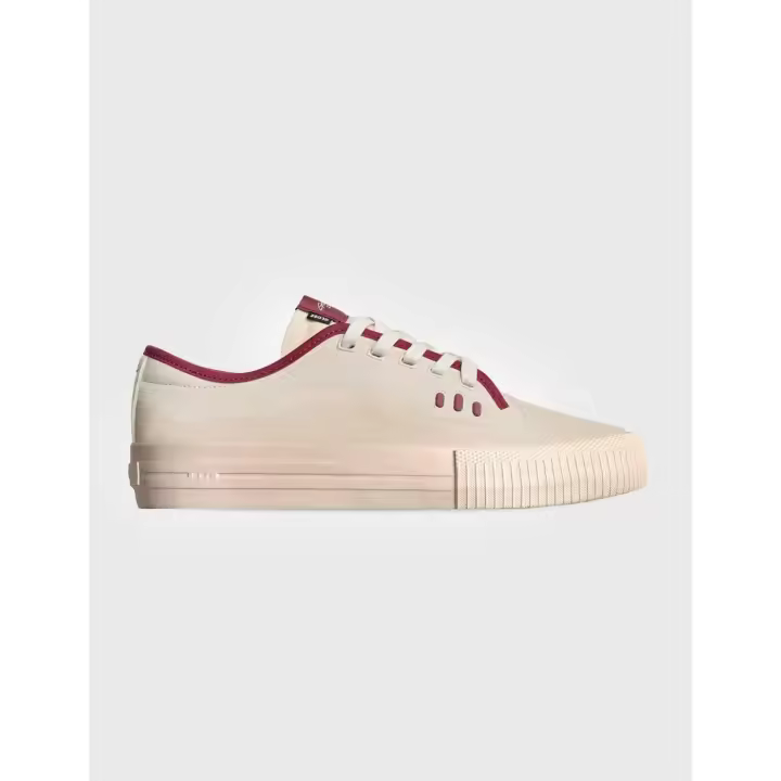Zapatillas Globe Gillette beiges y granates para hombre - 1