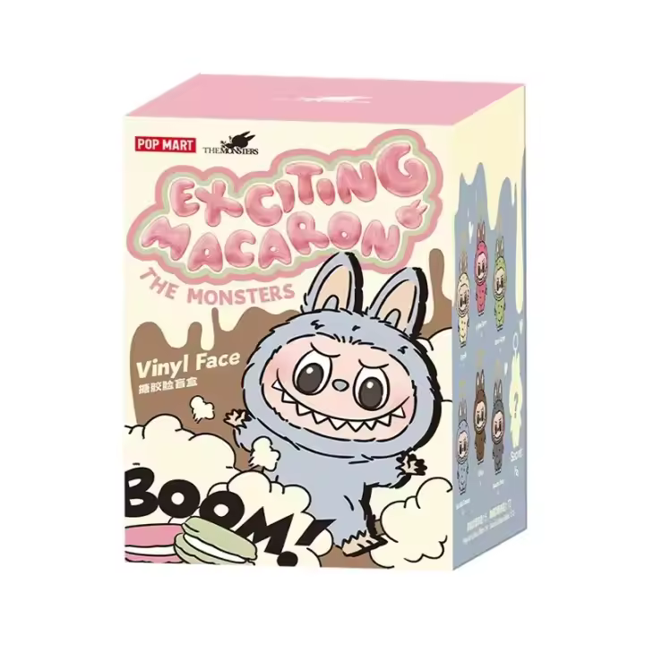 Labubu Pop Llavero Figura De Acción En Caja Sorpresa Modelo Miniatura De Criatura Labubu Decoración Regalo Para Jóvenes De 14 Años Y Más Material PVC - 1