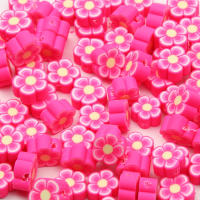 20/50/100pcs Bolas De Arcilla Polimérica 10mm Bolas De Flor Hechas a Mano Separadores Para Fabricación De Joyas Pendientes Accesorios DIY - details 3