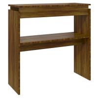 vidaXL Mesa consola madera de ingeniería 80x30x80 cm Blanco, Negro, Roble Sonoma Mesa de sofá Mesa de Entrada para Salón Consola de Entrada Mueble Recibidor Mesita Mesa auxiliar Salon - details 7