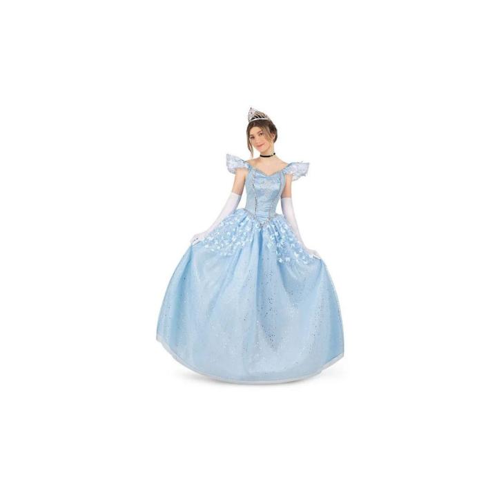 Viving Costumes Disfraz de Princesa Real para Mujer - Conviértete en la Cenicienta - Incluye Vestido y Guantes