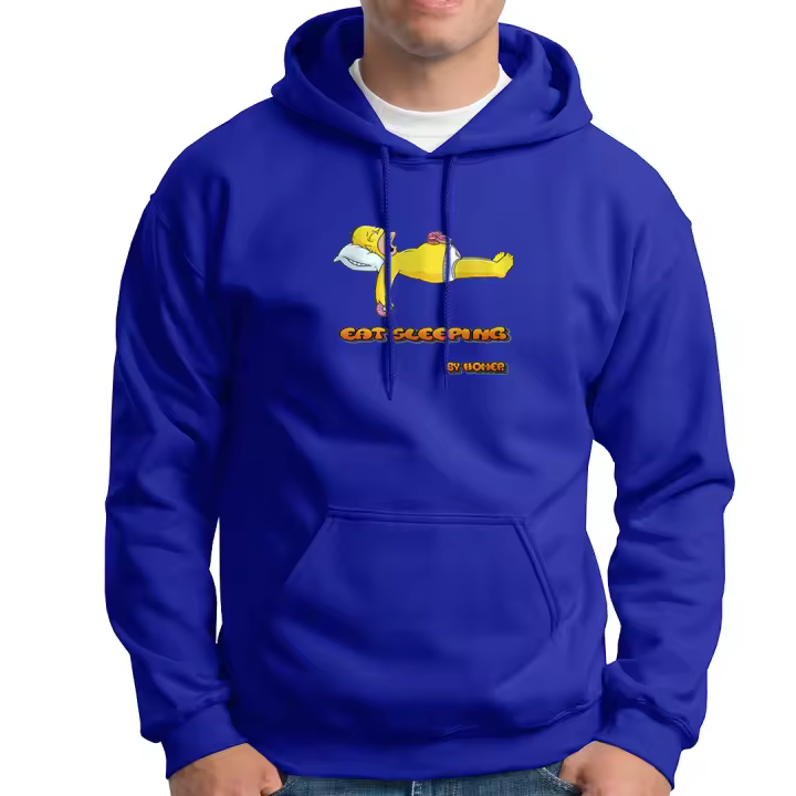 Sudadera con capucha Los Simpson. Simpsons. Homer. Bart. Lisa. Marge. Maggie. Abraham. Taberna de Moe. Barney. Lenny. Carl. Milhouse. Nelson. Varios colores. Todas las tallas. - 1