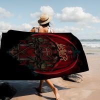 Toalla De Microfibra Slayer Heavy-Metal Band Absorbente Y Secado Rápido Para Playa Yoga Natación Senderismo Toalla De Baño - details 6