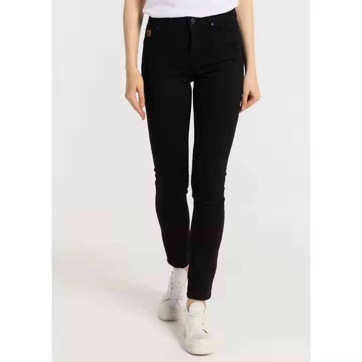 LOIS JEANS - Jeans push up skinny -  Tiro corto ultra black- Tallaje en Pulgadas- Tallaje en Pulgadas - 1