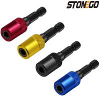 STONEGO Soporte Magnético De Extensión Para Destornillador Eléctrico Con Rosca Hexagonal De 1/4 Pulgada Y 60mm Quick Release - details 0