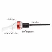 Aerador De Vino Profesional 2-en-1 Que Se Adhiere a Cualquier Botella De Vino Mejora El Sabor Y El Bouquet Spout Pourer De Barra - details 2