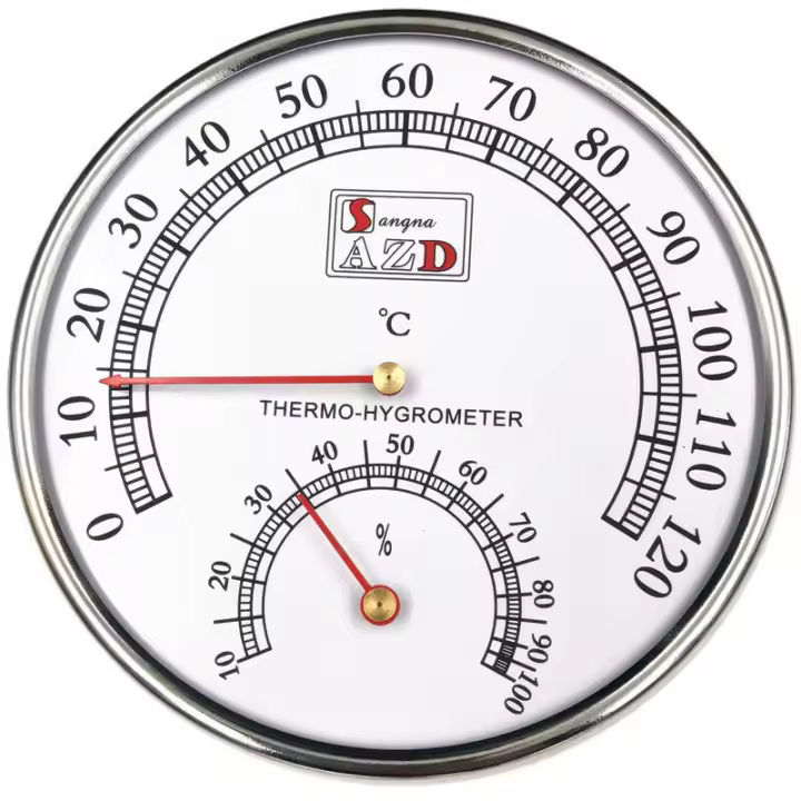 Termómetro Higrómetro Sauna, Monitor Celsius para Talleres, Piscina - 1