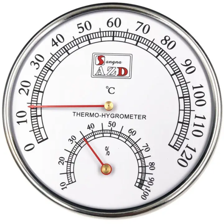 Termómetro Higrómetro Sauna, Monitor Celsius para Talleres, Piscina - 1
