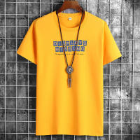 Camiseta De Algodón Para Hombre Estampada Con Letras Estilo Anime Suelta Y Cómoda Para El Verano Con Cuello Redondo - details 4