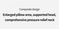 Almohada De Cervical Ergonómica De Espuma De Memoria Almohada De Contorno Para Dormir De Lado Ayuda Ortopédica Suave Y Cómoda Soporte Para El Cuello - details 5