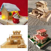 25-50pcs De Palitos De Madera Redondos Para Manualidades Comida Helados Y Fabricación De Modelos Herramientas Para Edificación DIY De Niños 10/15/20/30cm - details 8