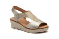 Sandalia cuña de piel para mujer plantilla gel Tallas 36 a 41 Hecho en España Modelo 3308 Alto Estilo - details 0