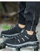 Zapatos De Seguridad Para Hombre Con Punta De Acero Mocasines De Trabajo Ligeros Y Transpirables Antideslizantes Para Adultos - details 17
