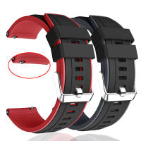 Correa De Silicona 22mm Para Huawei GT 2 3 4 Y Watch 4 3 GT4 GT2 pro GT2e GT3 SE Magic2 Accesorio De Reloj Unisex De 21cm Con Hebilla Metálica - details 1