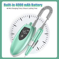 Taladro De Uñas Profesional 45000RPM Con Modo Pausa Máquina De Manicura Eléctrica Para Esmalte De Gel Y Salón De Belleza Accesorios De Taladro De Uñas - details 9