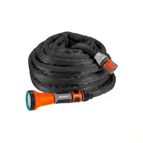 GARDENA Kit manguera Liano 15m, Tela duradera, Ø 13mm, GARDENA - 74361  Riego Mangueras Jardin - 1