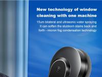 LIECTROUX YW810 Limpiacristales Control Remoto Robot, Rociador de Agua de 2 Vías, Fregado en Seco y Húmedo, Ruta de IA, 2800pa Succión Electrico Navegación Inteligente Maquina con App y Mando, Múltiples Formas de Protección de Seguridad, Negro - details 3