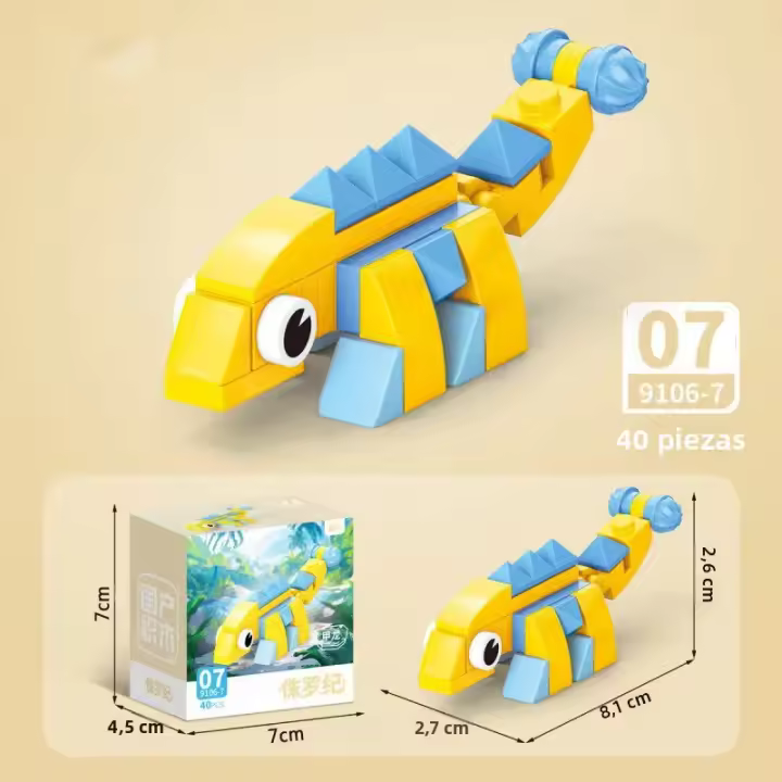 Bloques De Construcción De Animales Del Mundo Insecto Scorpion Mantis Hormiga Araña Pájaro Marino Regalo Para Niños Adornos De Escritorio Bloques Pequeños Compatible Con Lego ABS Sin Batería - 1