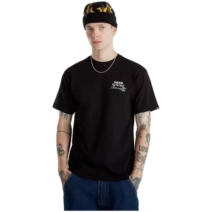 Camisetas De Manga Corta Vans para Hombre en color Negro - 1