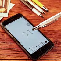 Bolígrafo Multifuncional 7 En 1 Con Herramienta Portátil Medidor Regla Técnica Destornillador Stylus Para Pantalla Táctil Nivel Espiritu - details 3