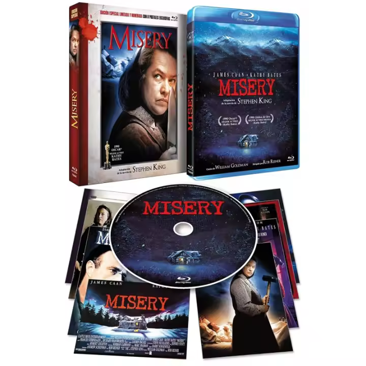 Misery Edición Especial Limitada con Funda y Postales BD 1990 Misery [Blu-ray] - 1