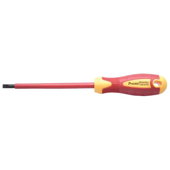 Destornillador para electricista DIN 1000V, Plano 5.5mm - 1
