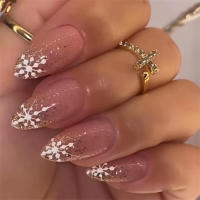Juego De 24 Piezas De Uñas Postizas Ovaladas Con Dibujos Animados Adornos De Uñas Postizas Acrílicas Cubierta Total De Uñas Falsas Para Oficina Y Fiestas - details 21