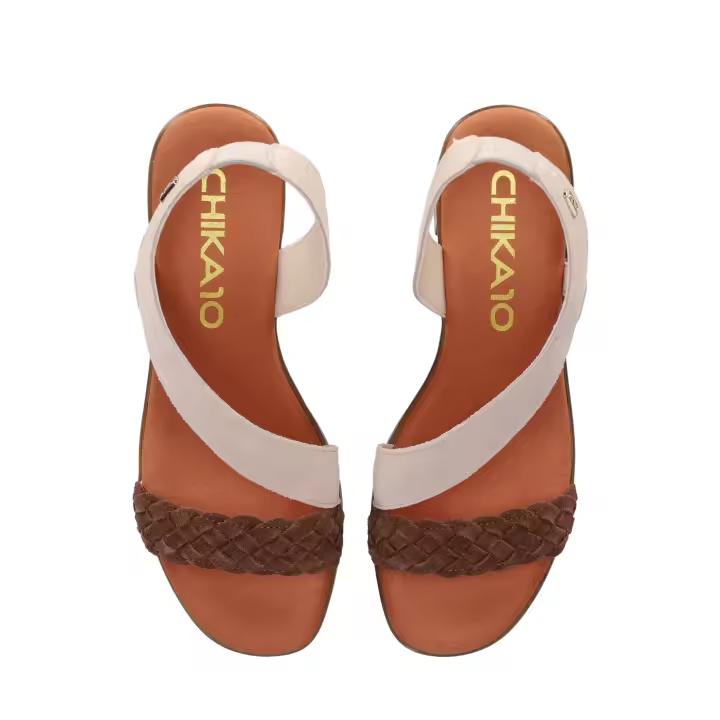 Chika10 Leather NEW GOTICA 11 Sandalia de Tacón Marron/Brown - 1