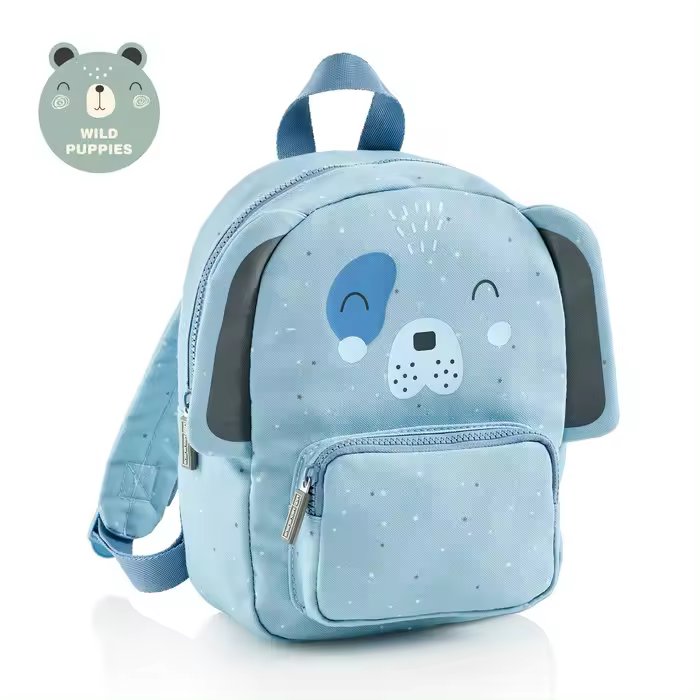 Miquelrius MR16387 Mochila guarderia infantil con bolsillo wild puppies perro MR_23 - 1