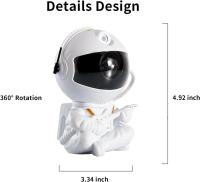 Proyector De Luz Nocturna Estelar Galaxia Astronauta Decoración Para Dormitorio Nebulosa LED Regalo Para Niños Y Adultos - details 4