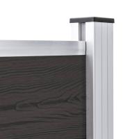 Vidaxl Panel de Valla WPC Negro 175x105 Cm - details 4