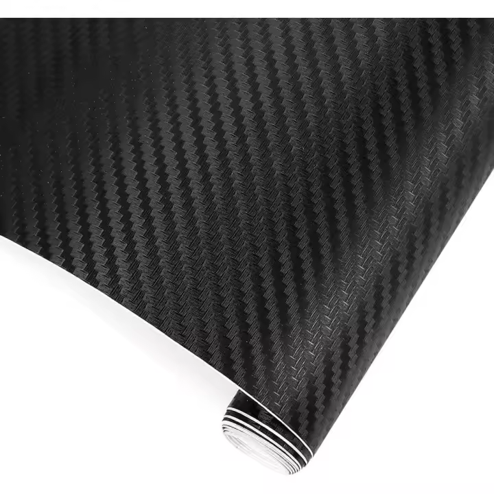5D Rollo de envoltura de Vinilo de Fibra de Carbono para muebles de coche motos etc-1500x300mm-Black-para interior/exterior - 1