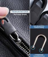 10pcs Accesorios Para Cremalleras Desmontables Cabeza De Cremallera Universal De Aleación De Latón Para Maletas Escuelas Uniformes Ropa Y Zapatos Reemplazo De Cremallera De Jeans - details 1
