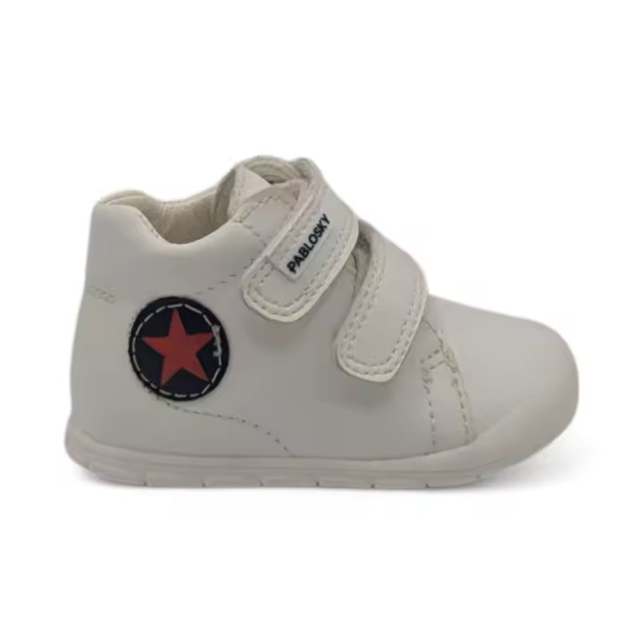 Zapatos marca Pablosky para infantil en color blanco - 1