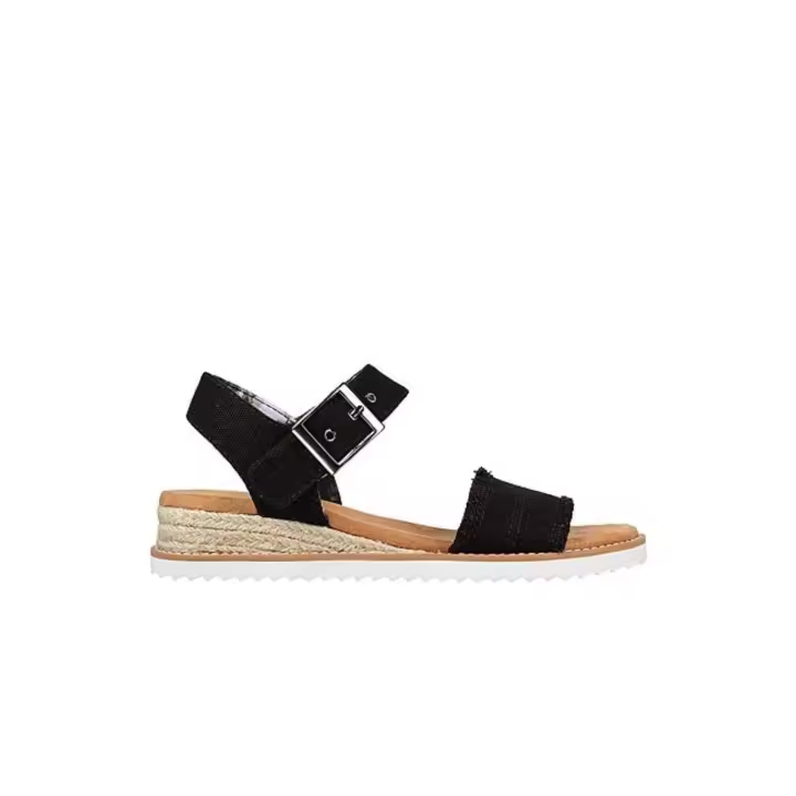 Sandalia Mujer Skechers Marrón Claro con Hebilla Metálica y Sujeción Al Tobillo - 1